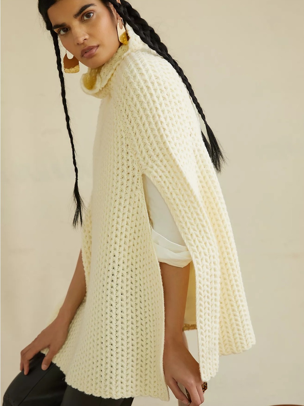 Anthropologie Bell Sleeved Poncho